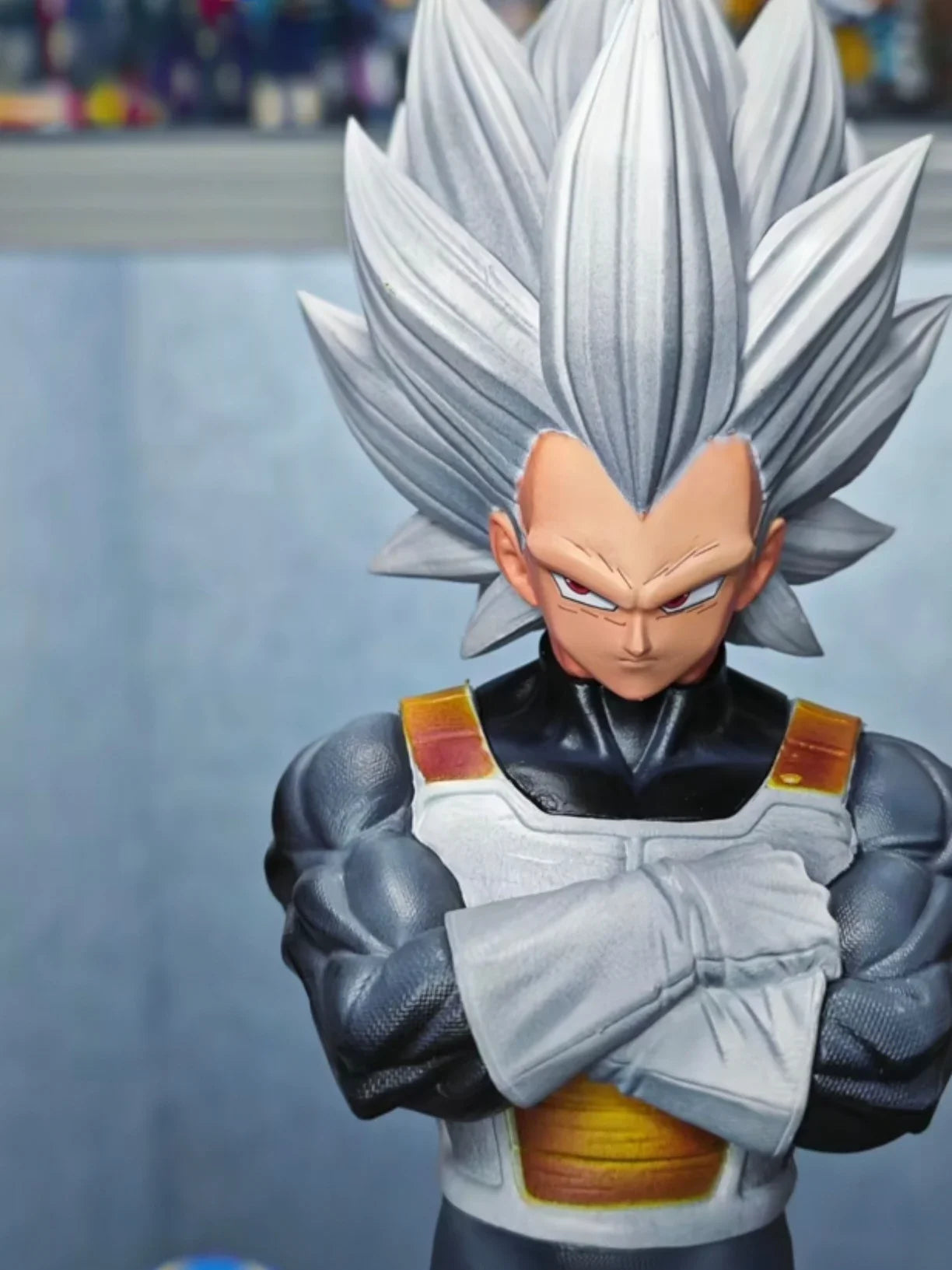 33cm Dragon Ball Z Super Saiyan Vegeta Anime Figures SSJ3 Vegeta Anime Movie Character Toys, Decorations, Collectible Gifts