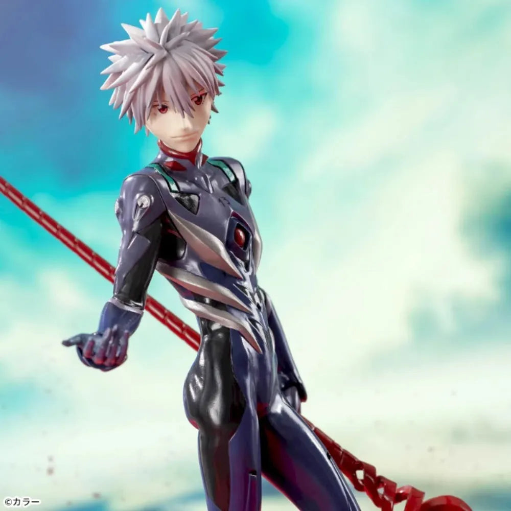 In Stock SEGA Original Genuine Evangelion Shin Gekijouban FINAL Kaworu Nagisa Lance of Longinus Luminasta 21cm Model Toy Figures