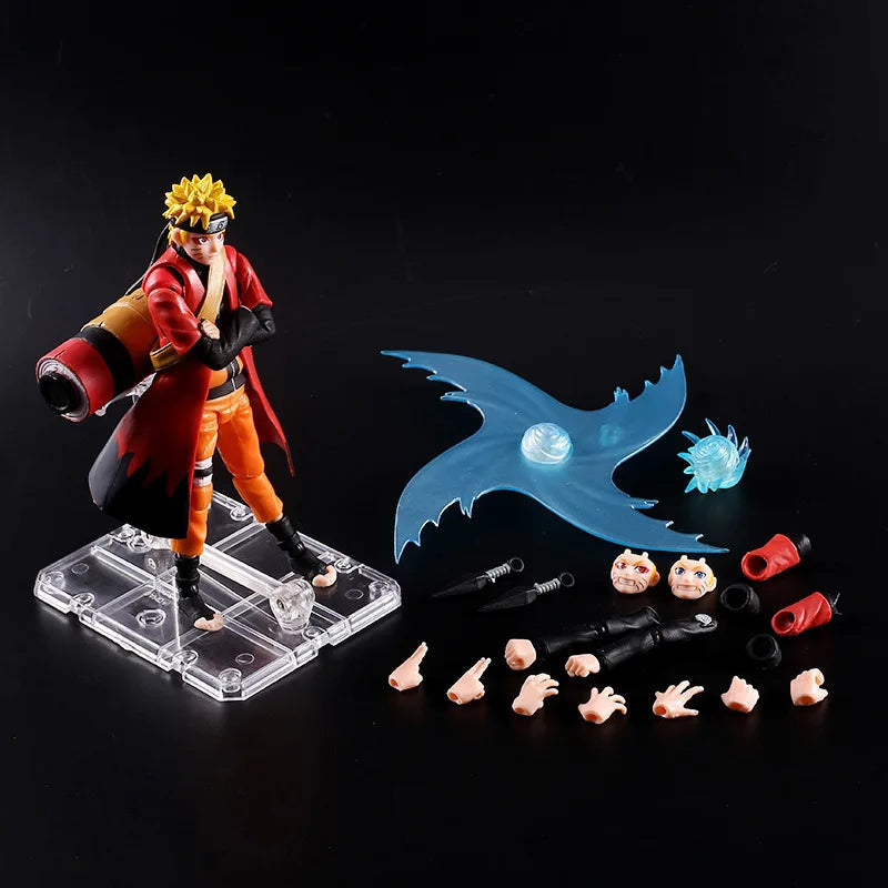 Anime Uzumaki Naruto Figure Shf Fairy Mode Cartoon Naruto Shippuden 14cm Action Figure Model Joint Movable Toys Birthday Gifts