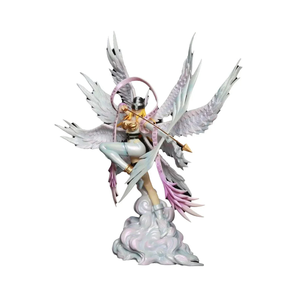 26cm Digimon Adventure Angewomon Shoot An Arrow Anime Figure Model Statue Collection Model Desktop Decoration Ornament Fans Toys
