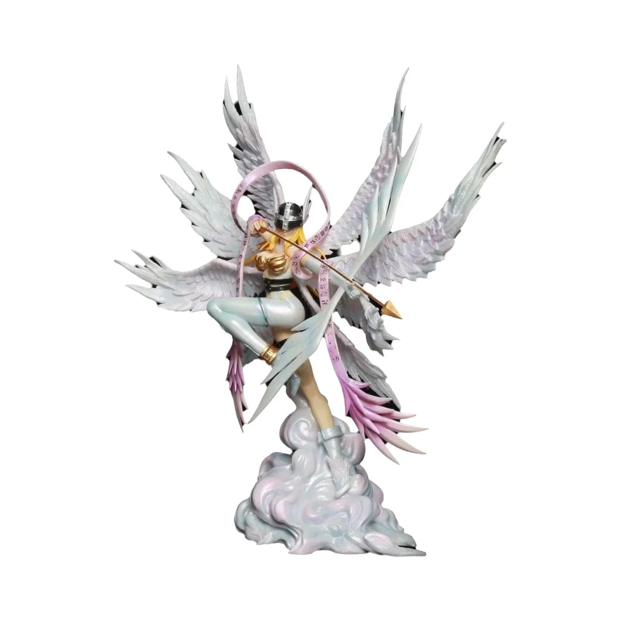 26cm Digimon Adventure Angewomon Shoot An Arrow Anime Figure Model Statue Collection Model Desktop Decoration Ornament Fans Toys