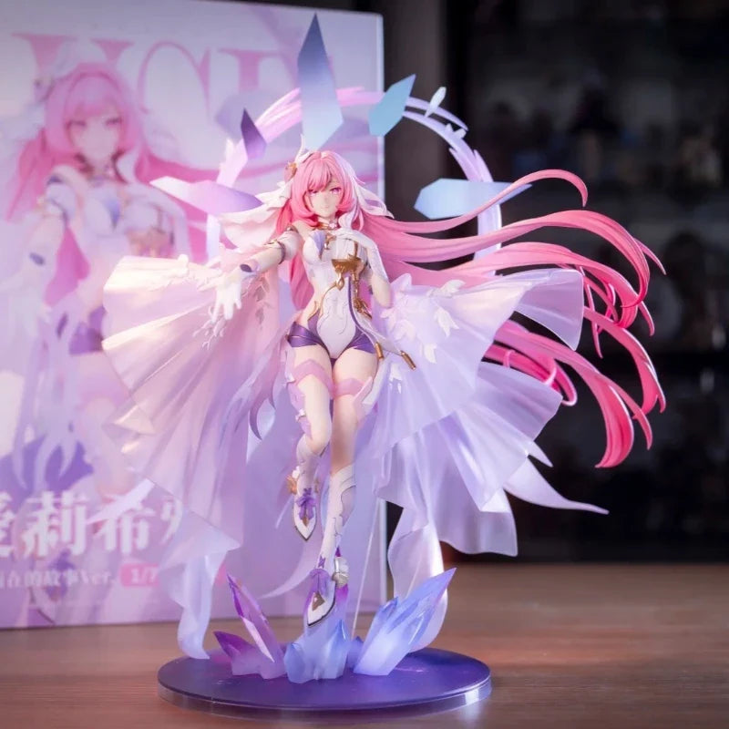 Game Honkai Impact3 Elysia 1/7  Anime Action Figurals peripheral Cartoon Model Kawaii peripheral Surprise Gift Collectible Dolls
