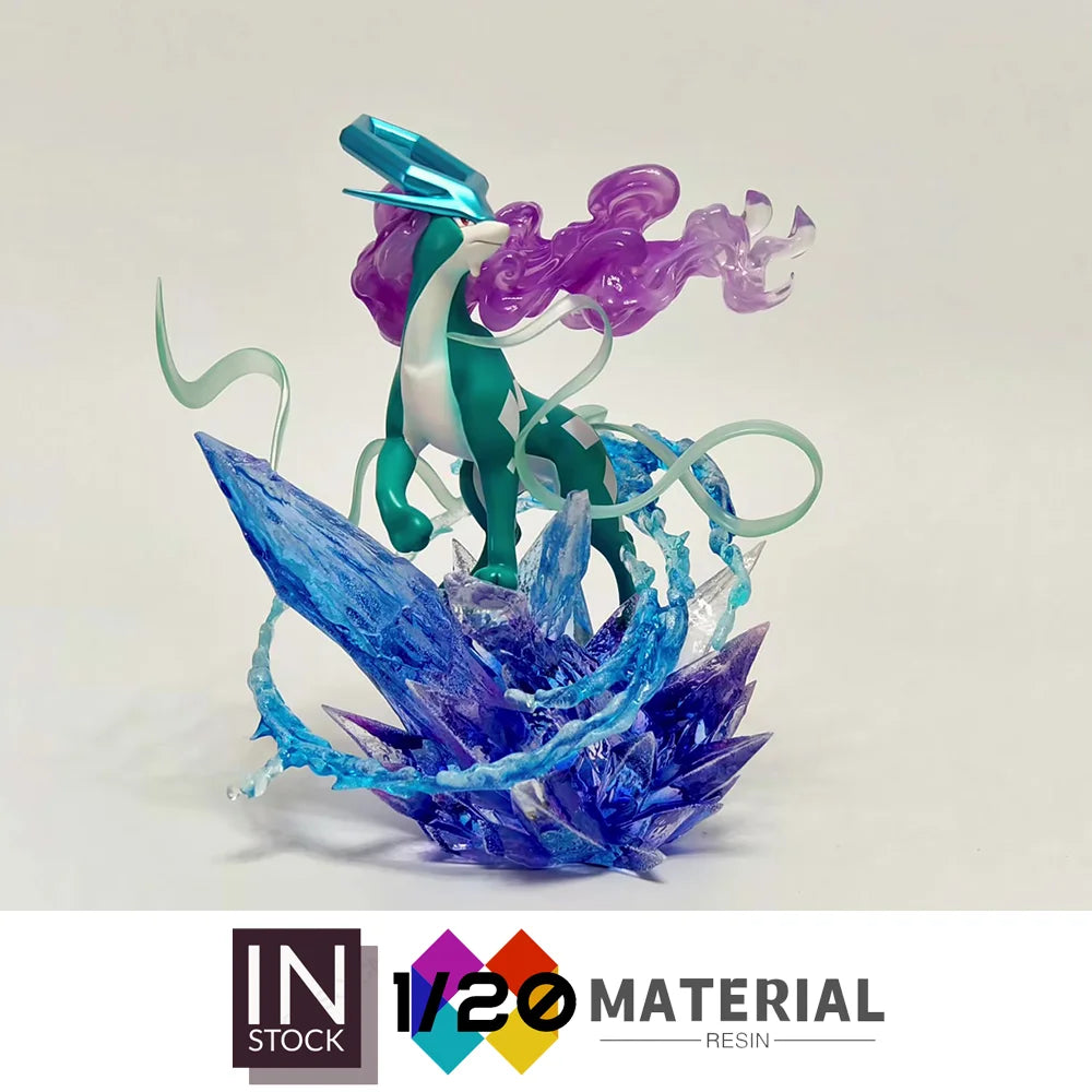[In Stock]1/20 Resin Scale World [PALLET TOWN] - Suicune & Entei[Split RE-MENT]
