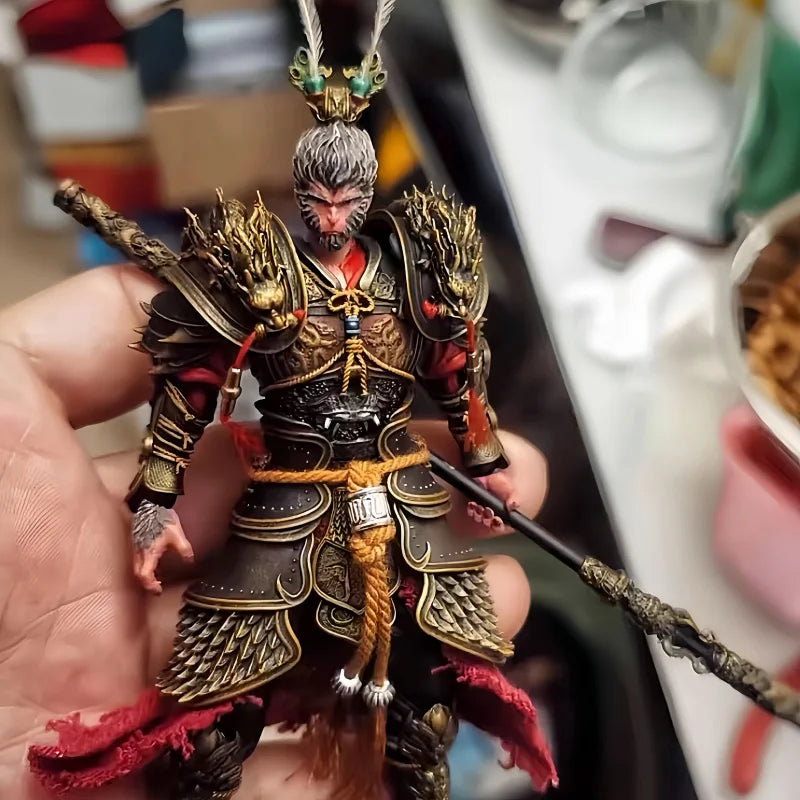 Black Myth: Wukong Anime Figures 10cm Wukong Figure Joint Movable Models Statue Collection Desk Decora Toys Kids Christmas Gifts