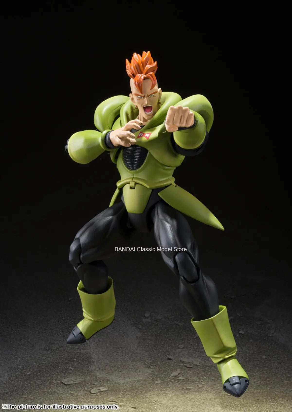 100% Original Bandai Sh Figuarts Shf Sdcc Android 16 Exclusive Edition Action Figures Anime Model Toys Figura Pvc Gifts In Stock
