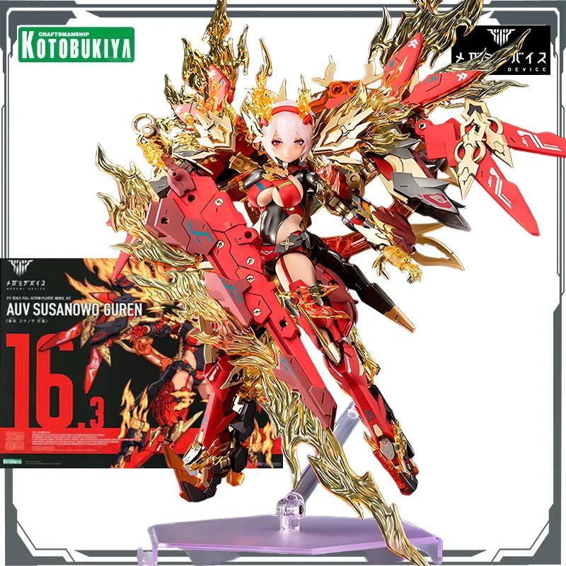 Kotobukiya Original MEGAMI DEVICE AUV SUSANOWO REGALIA&AUV SUSANOWO BUREN Action Figure Assembly Model Toys Model Gifts for Boys