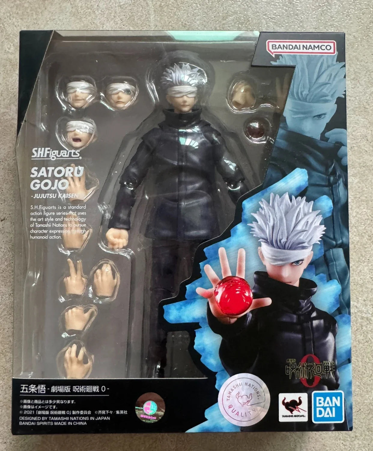 100% Original SHFiguarts Jujutsu Kaisen Action Figures Set - Aoi Satoru Gojo Itadori Yuji Fushiguro Megumi Ryomen Sukuna