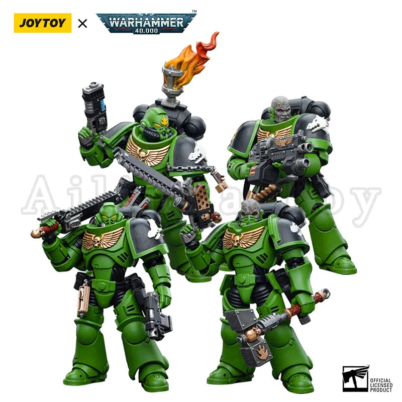 JOYTOY 1/18 Actionfigur 40K Salamanders Intercessors Anime Militärmodell