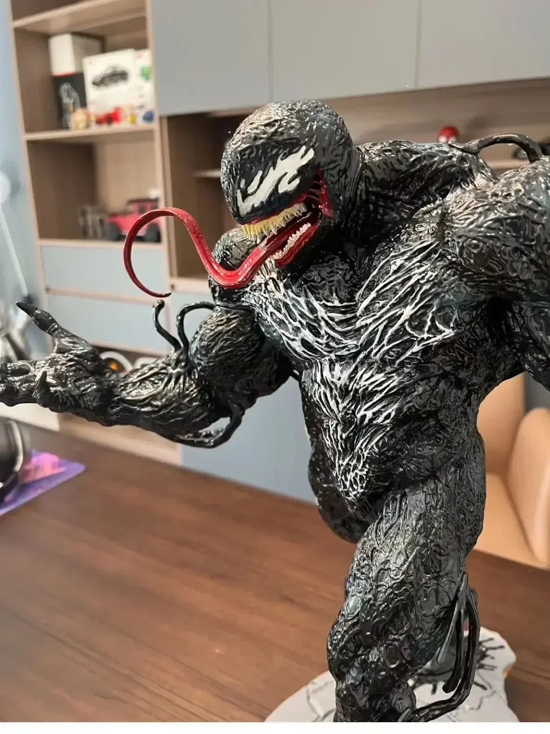 50cm Venom Figures Legends Series Action Figures Oversize Anime Spiderman Pvc Model Figurine Collection Statue Toy Birthday Gift