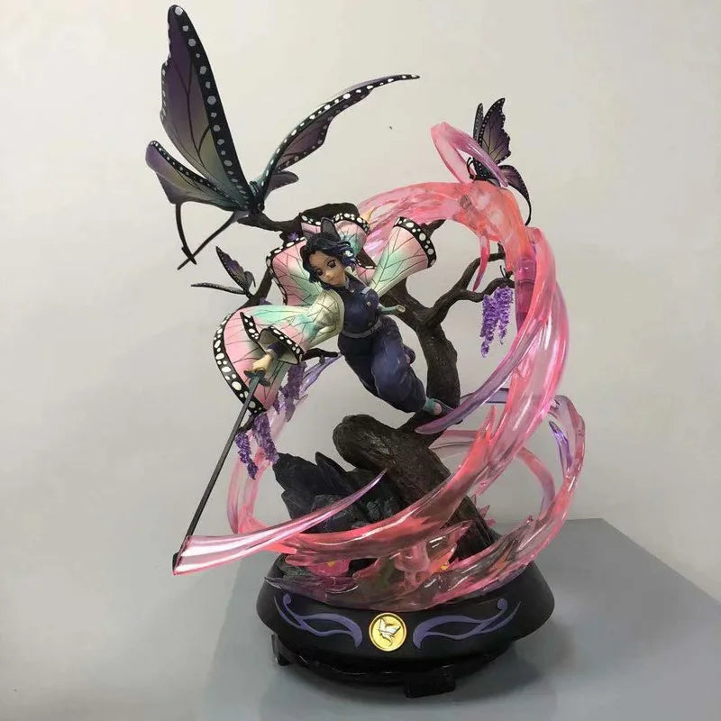 Demon Slayer GK Cube Kochou Shinobu 1/6 Resonance Second Bullet Statue Handheld Desktop Ornament Accessories Boxed Figurines Toy