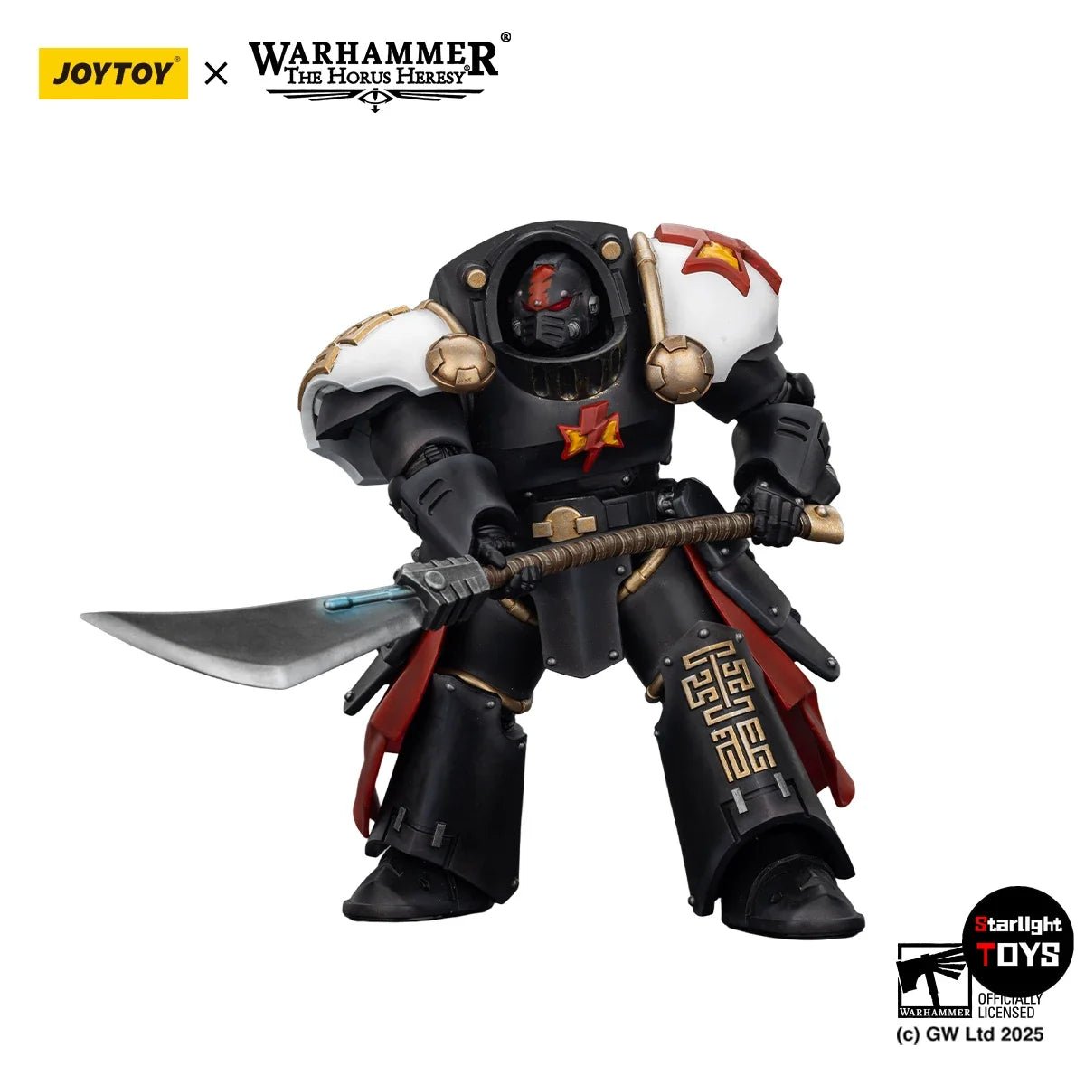 【Pre-sale】JOYTOY Warhammer 40K White Scars Legion Praetor Ebon Keshig Terminator 1 and 2 1/18 Action Figure Model Toy