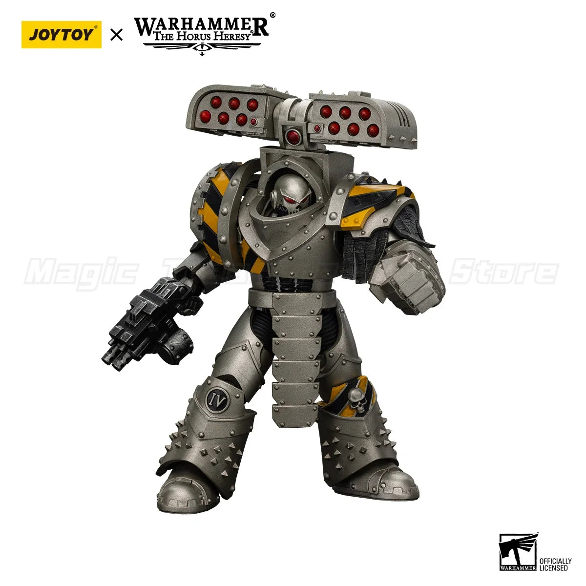 【In Stock】JOYTOY Warhammer 40K Tlron Warriors Tyrant Siege Terminator with Rocket Launcher Model Toy 1/18 Action Figure