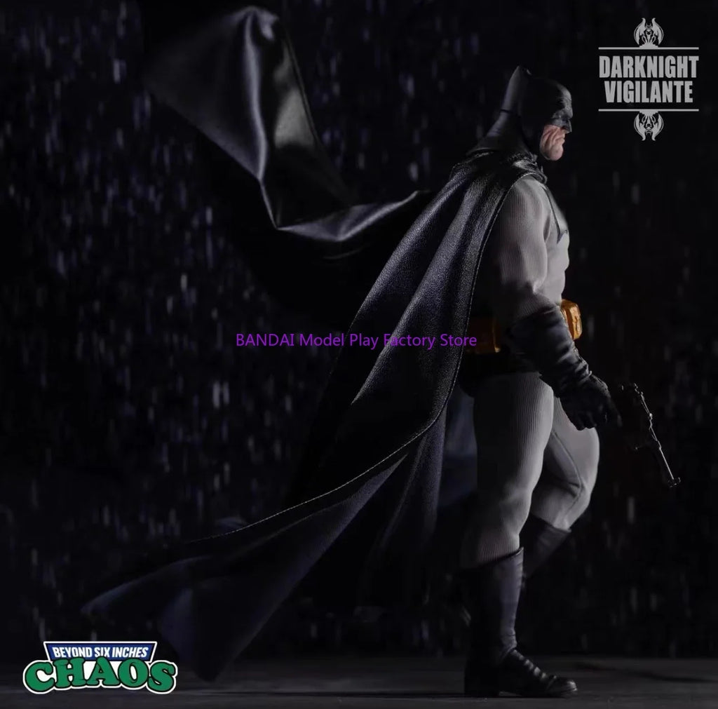 CHAOS 002 1/12 Elder Man Darknight Vigilante Movable Cloth Action Figure Replaceable Mini Hand Type Model 6" Full Set Soldier