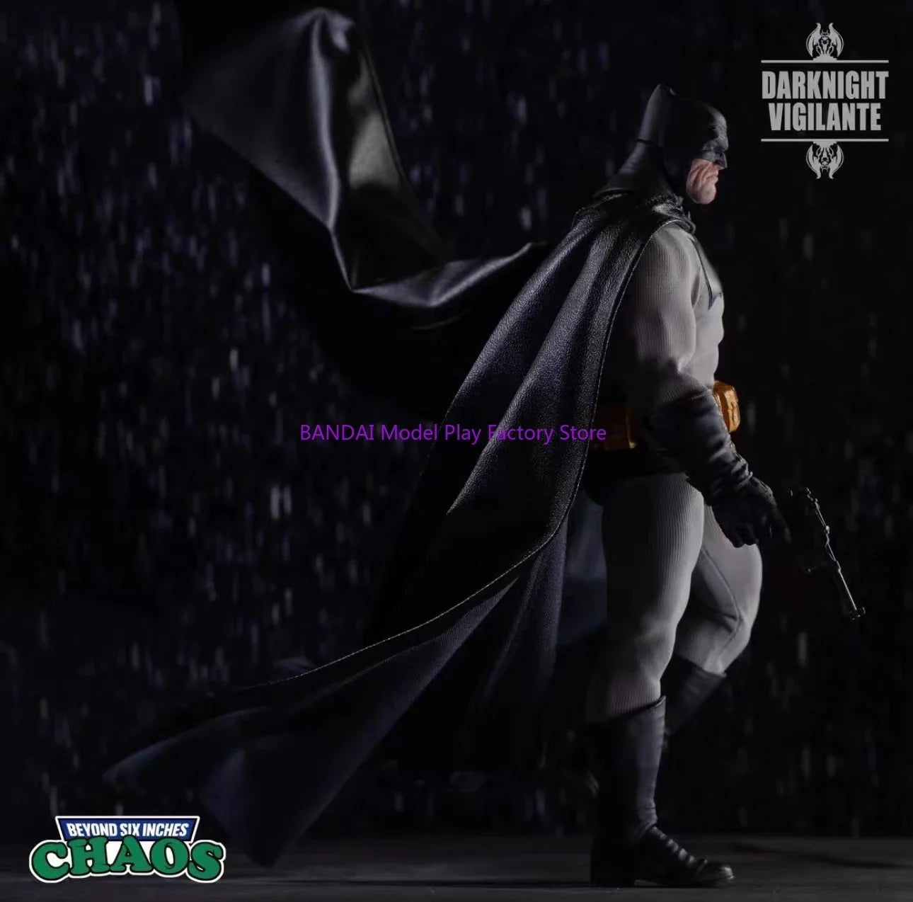 CHAOS 002 1/12 Elder Man Darknight Vigilante Movable Cloth Action Figure Replaceable Mini Hand Type Model 6" Full Set Soldier