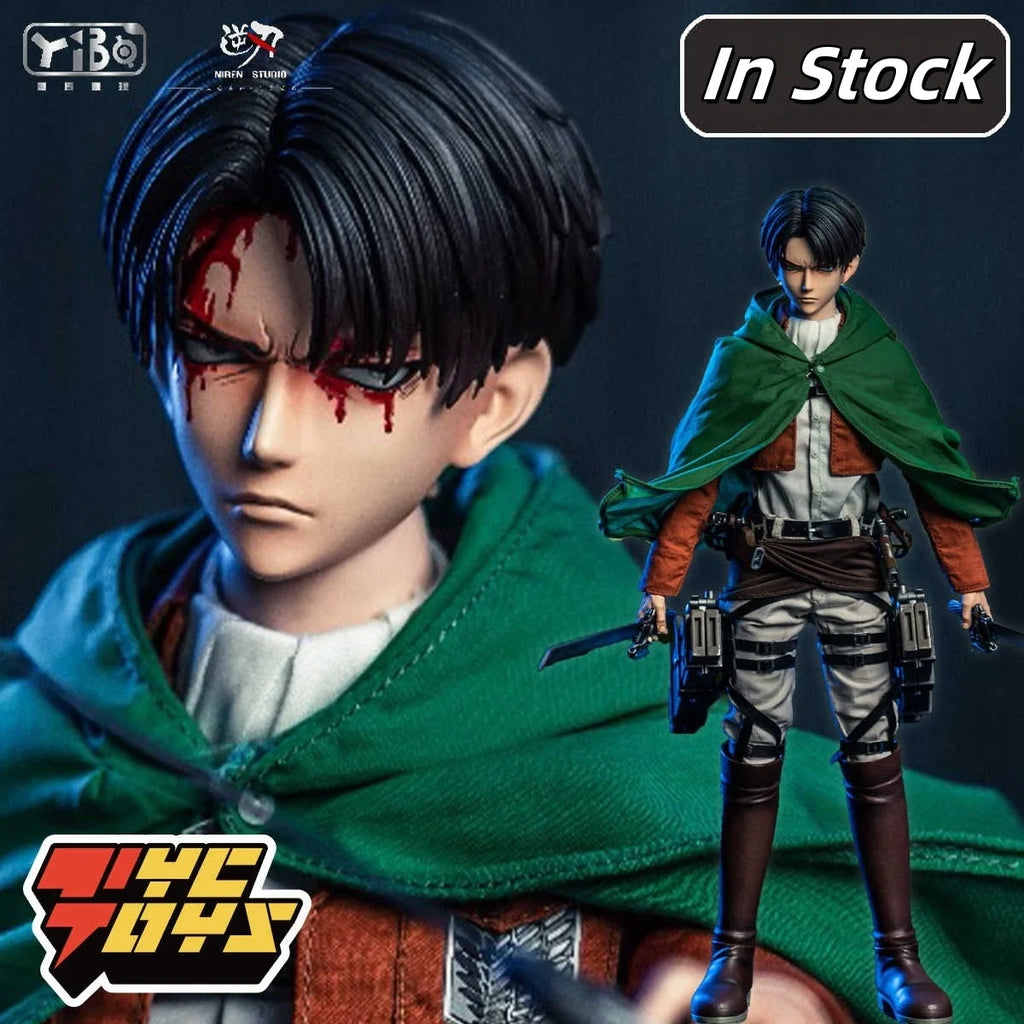 In Stock Original Genuine YIBO TOYS Niren Studio 1/6 YB-R2013 A/B Levi Ackerman Soldier Chief Action Figure Model Toy