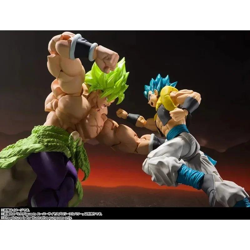 In Stock BANDAI S.H.Figuarts Original Dragon Ball Super Gogeta Super Saiyan God Super Saiyan Blue Action Figure Toy