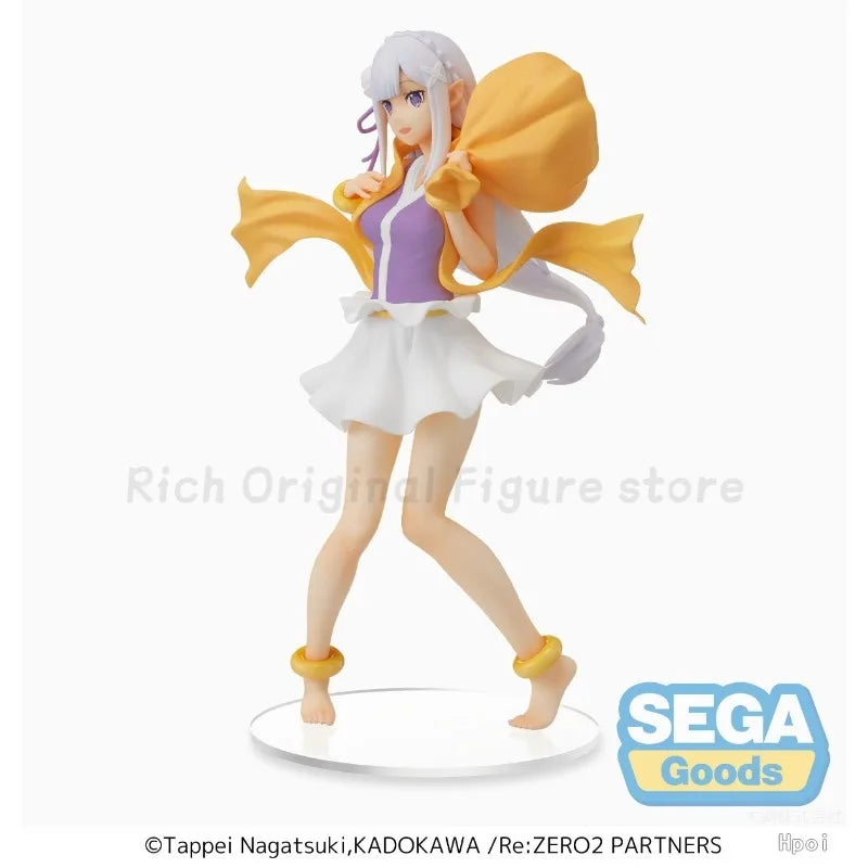 【In Stock】Original SPM Re: ZERO - Starting Life in Another World - Emilia -Wind God- Anime Figure Model Toys Ornaments
