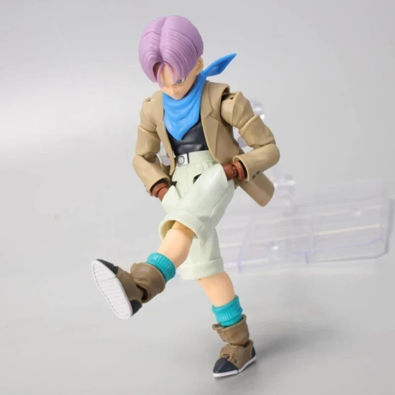 Bandai Dragon Ball PB SHF Trunks Duragus Saiyan Soul Limit GT Doll Figure Collection Gift