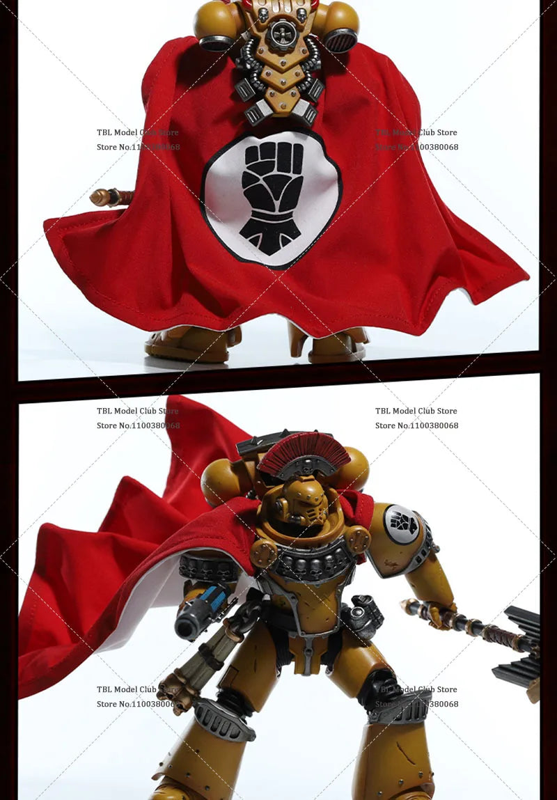 【Only Cloak】Warhammer 40K 1/18 Extreme Warrior Holy Shield Energy Sword Cape Accessories For 3.75inch Action Figure Model