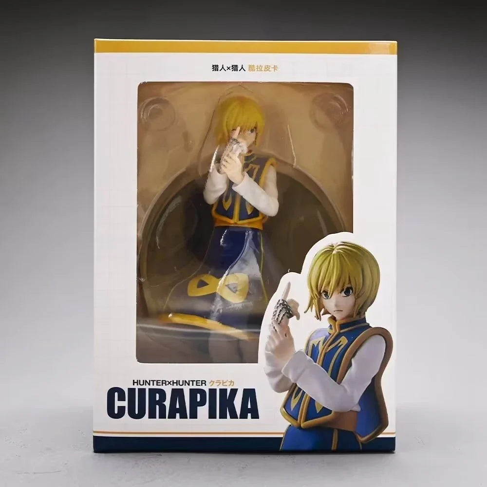 17CM Anime HUNTER×HUNTER Kurapika Pop Up Parade Model Toy Gift Collection Standing Model Desktop Ornament Aciton Figure PVC