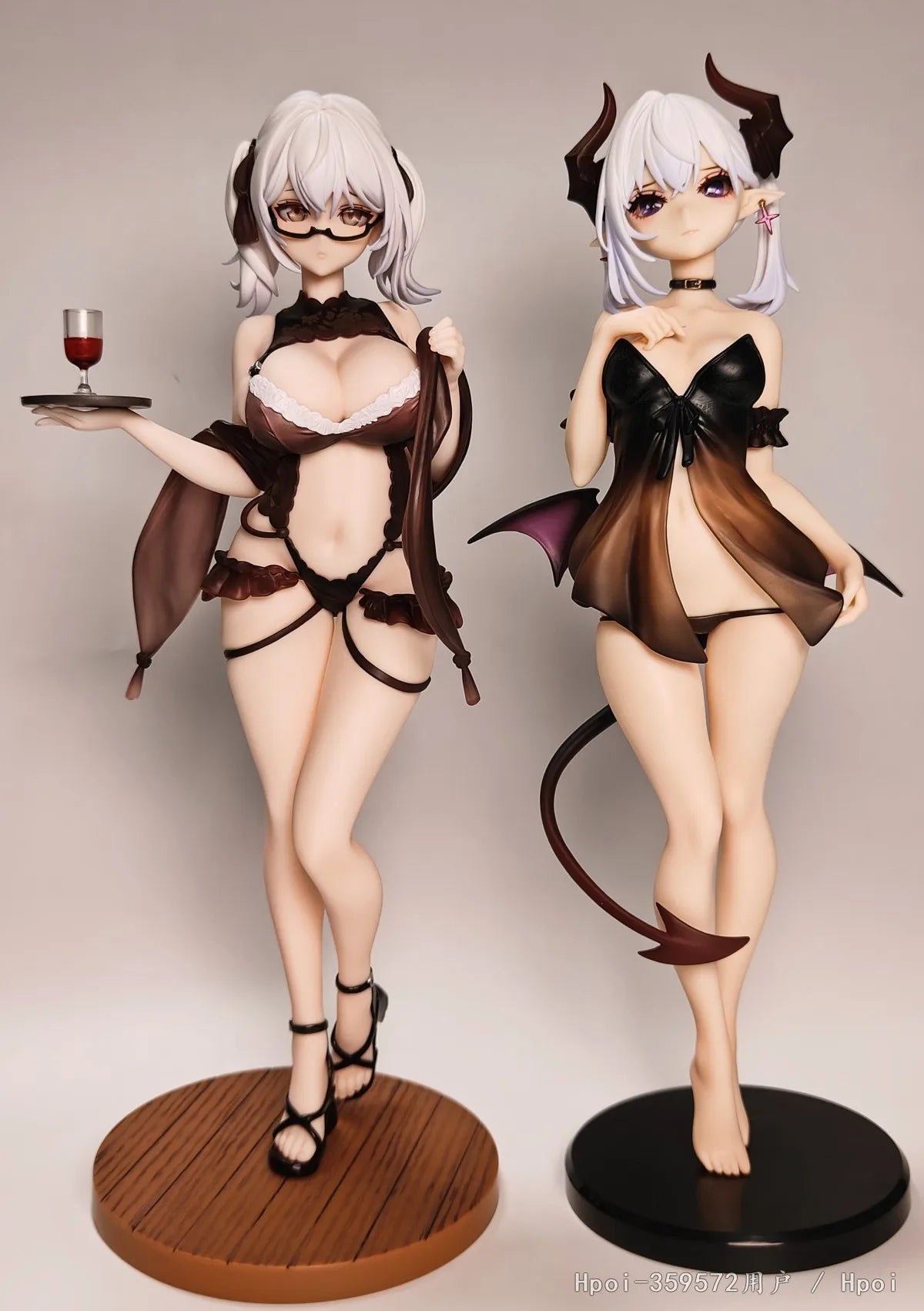 27CM Anime Cynthia Figure Shiny Series Waitress Chasing Eye Ver Standing Model Toy Gift Collection Action Figure PVC