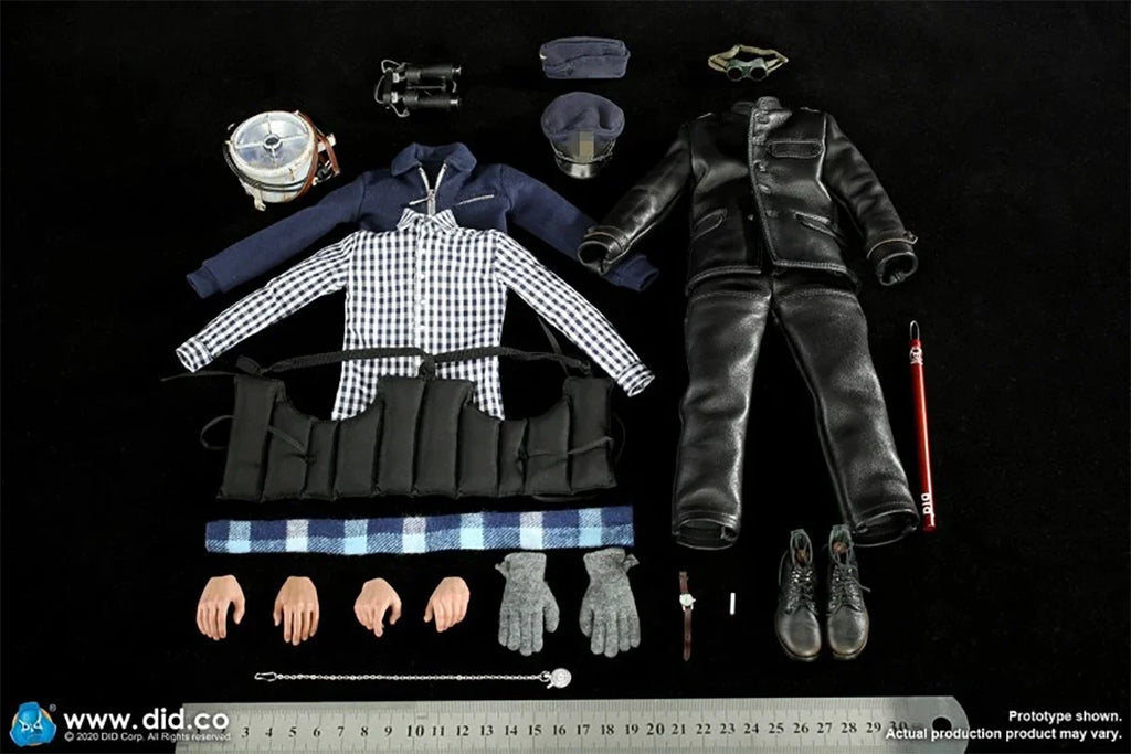 DID D80149 1/6 WW II U-boat Senior Sergeant John 12'' Male Soldier Military Action Figure Full Set Collectible Model Toys Gift