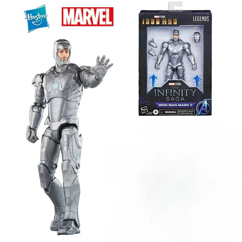 Neu Original Hasbro Marvel Legends Series The Infinity Saga Iron Man Mk II Actionfigur Modell Spielzeug Geburtstagsgeschenk Sammlung