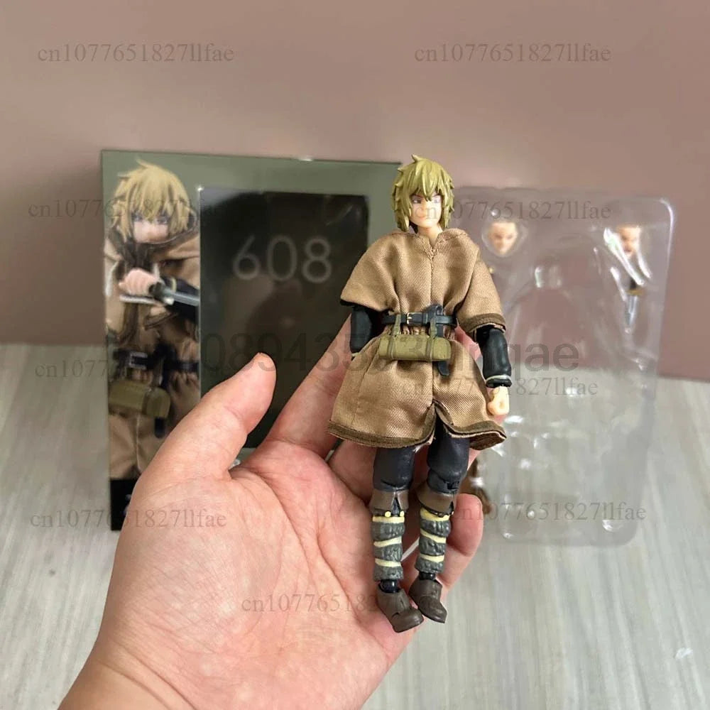 Figma 608 Thorfinn 14CM Vinland Saga Action Figure Model Toys Joint Movable Doll Birthday Present For Friends Room Ornament