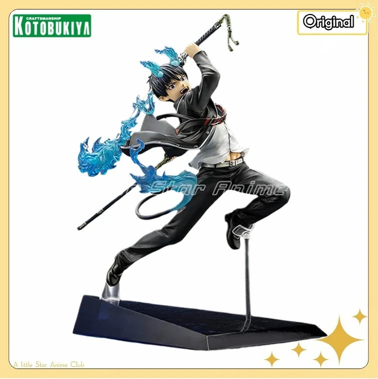 In Stock Original Kotobukiya ARTFX J Blue Exorcist Okumura Rin 1/8 Snow Fruit Chapter Animation Figure Model