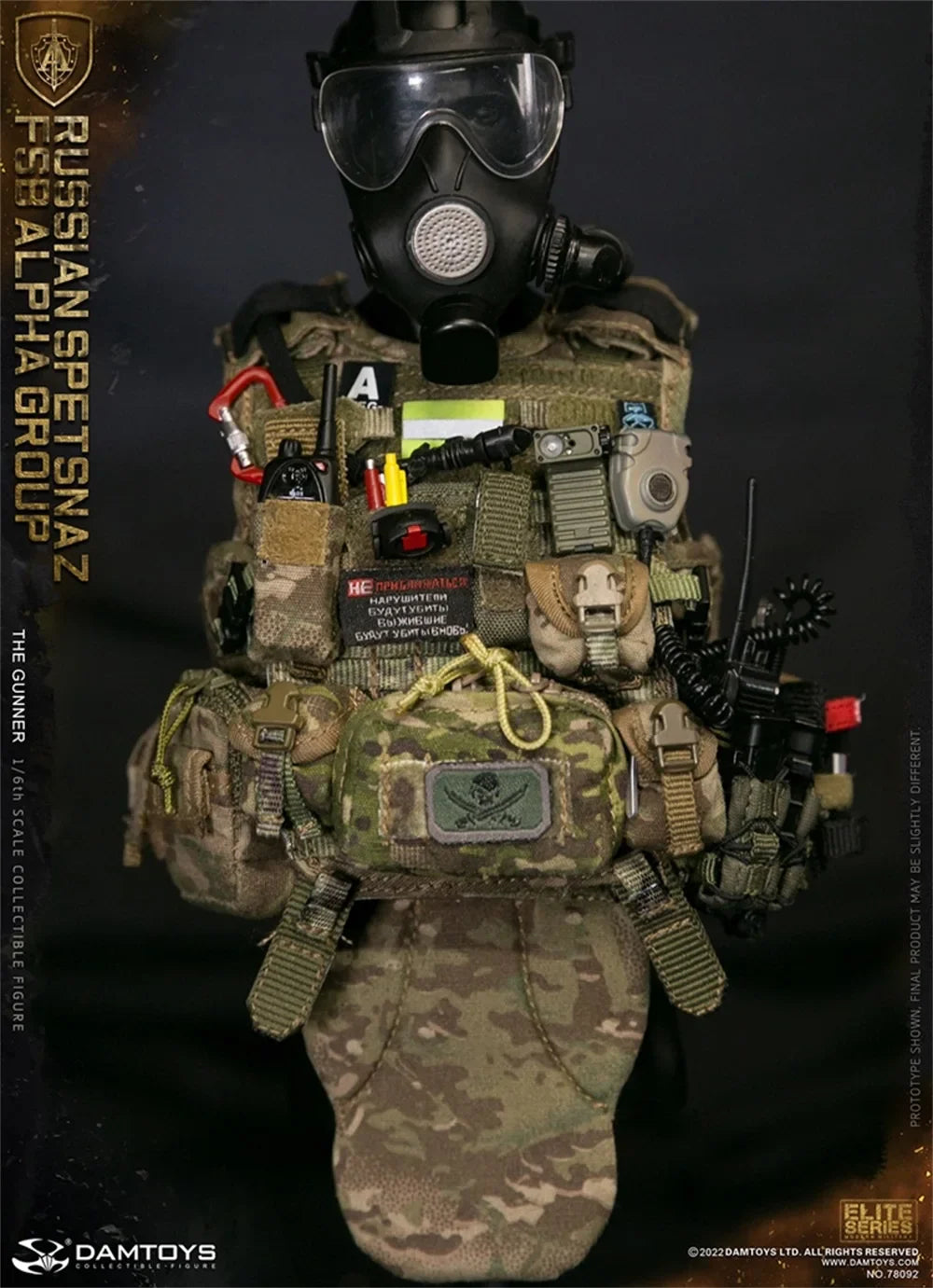 1/6 DAMTOYS DAM 78092 Mini-Spielzeug Modell Soldat Brustgurt Weste Taschen Komplettes Set für Fans zum Sammeln DIY