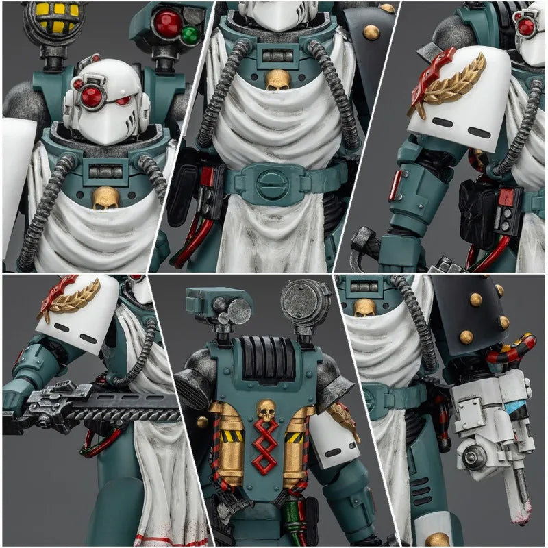 JOYTOY Warhammer Sons of Horus Cataphractii Praetor / Champion / Apothecary 1/18 Action Figure Doll Game Figurine Model Toy Gift
