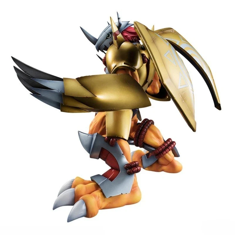 In stock Genuine MegaHouse Digital Monster War Greymon  Yagami Taichi PVC Action Anime Figure Model Toys Figure Doll Gift