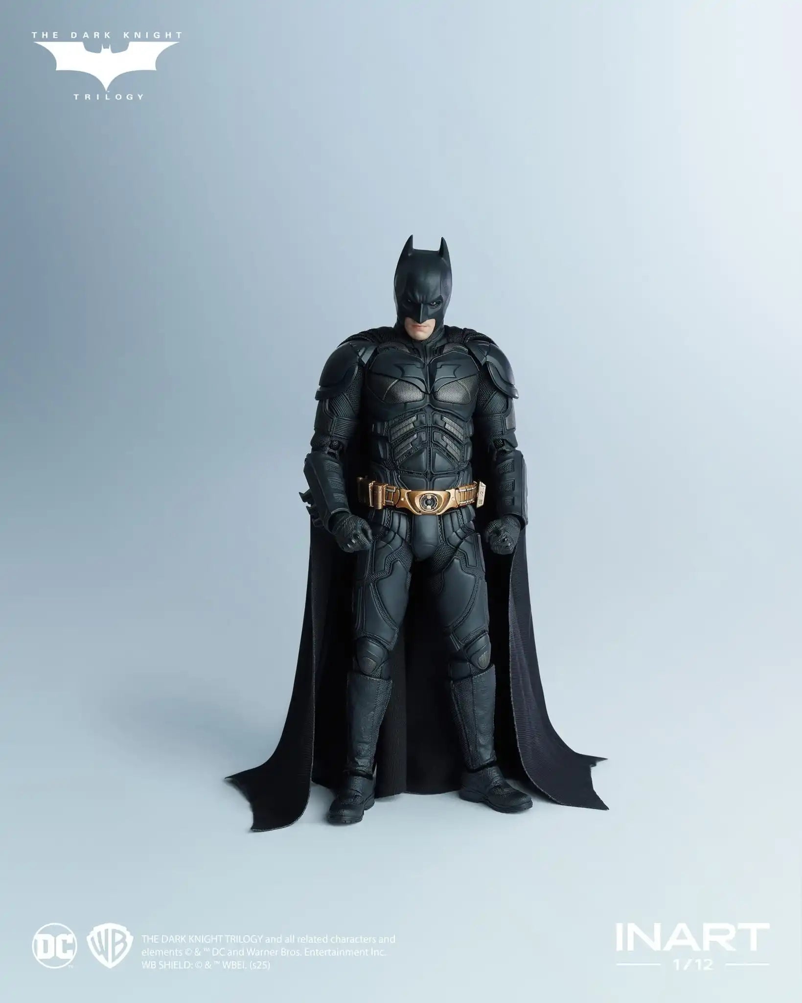 Original Inart 1/12 The Dark Knight Rises Batman Action Figure Hg M0001 Delux Standard Ver Anime Action Collection Figures Model