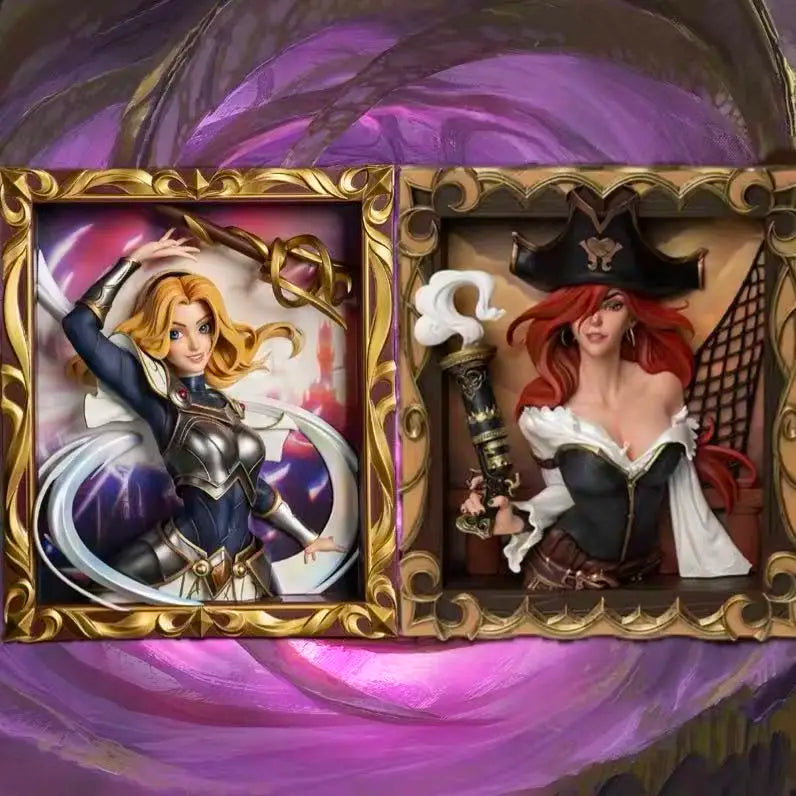 Infinity Studio Miss Fortune  Lux 3D Photo Frame Figure Genuine Original Packaging Brand New