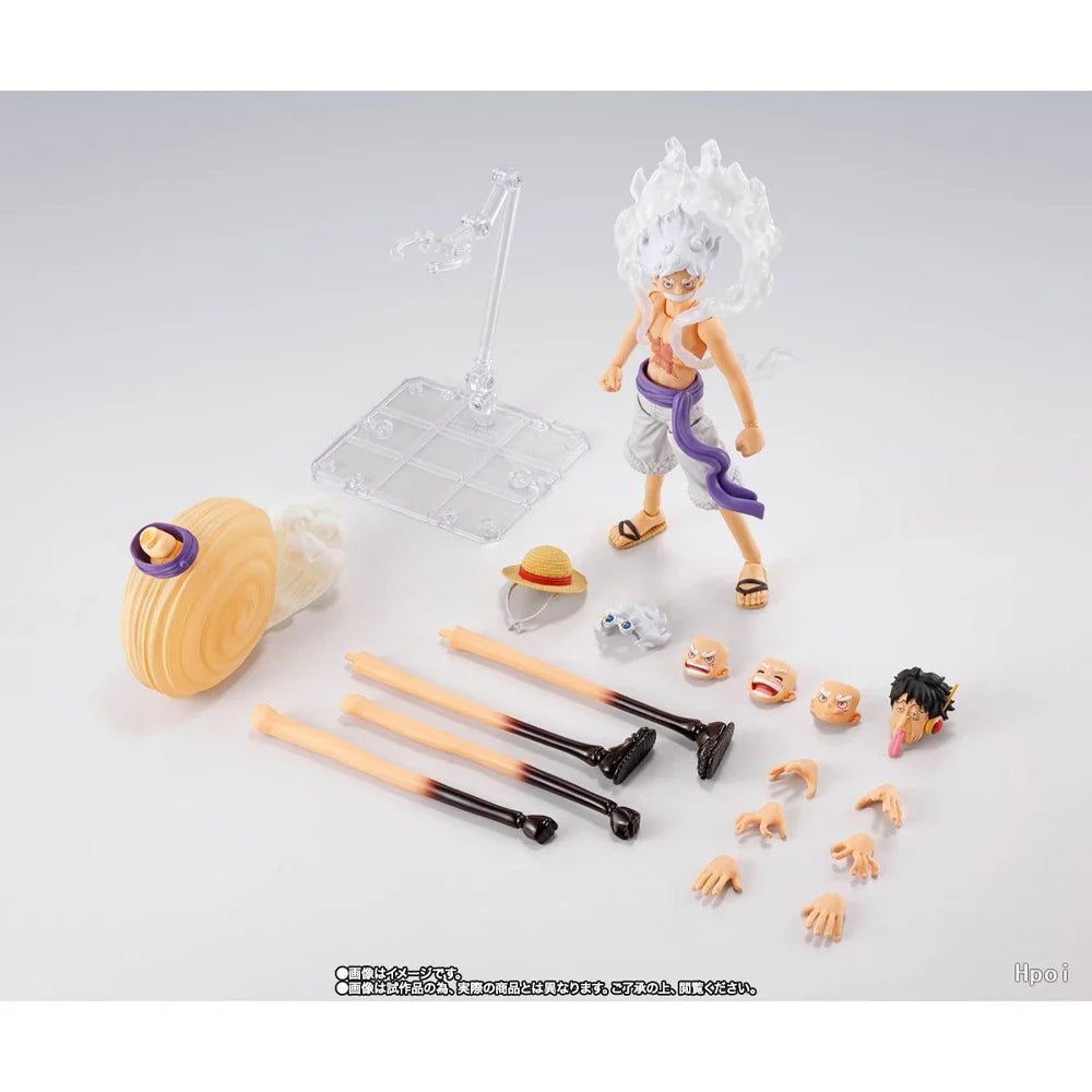 100% Authentic In Stock Bandai S.H.Figuarts One Piece Egghead Island: Kizaru & Monkey D. Luffy Gear 5 Action Figure Model Toy