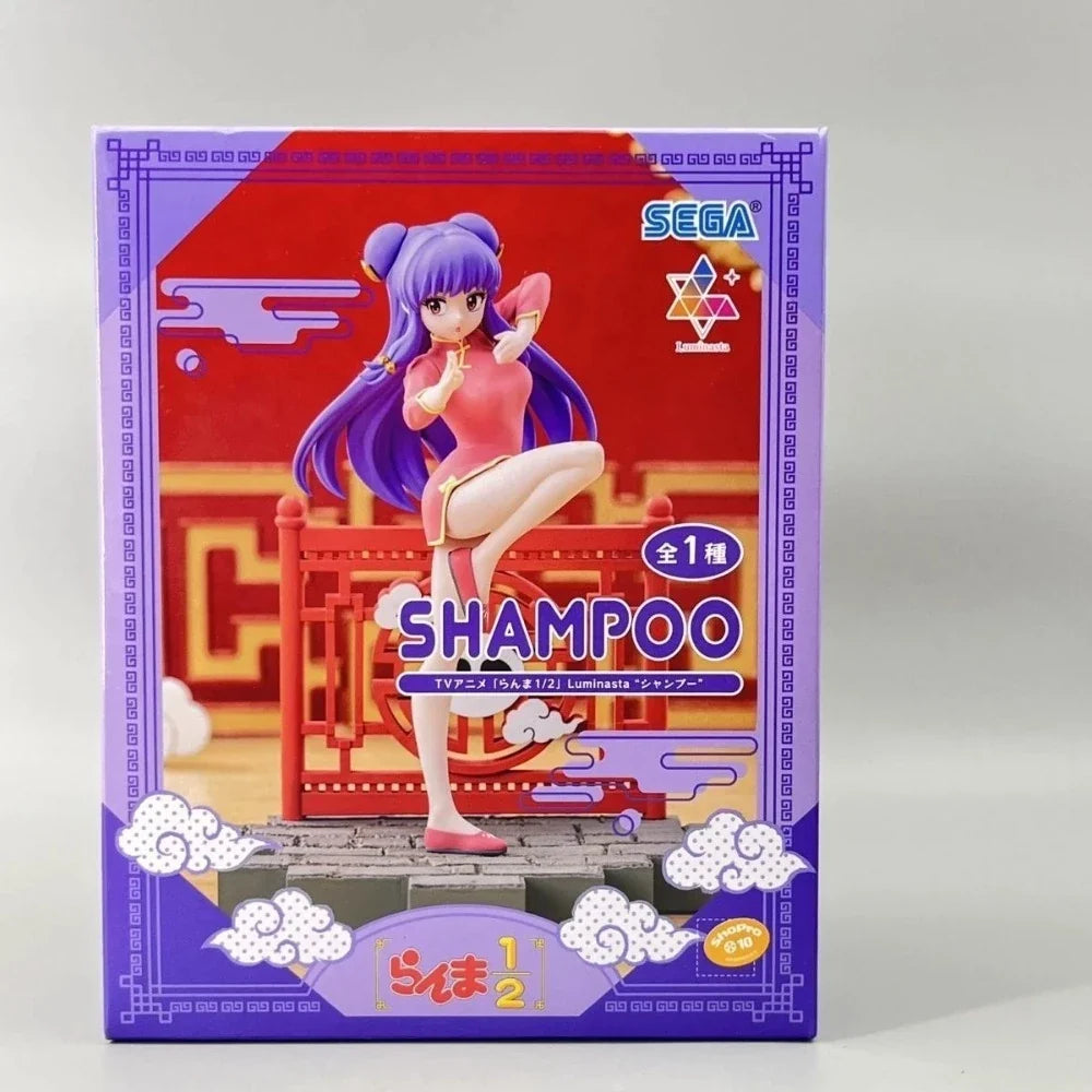 In Stock SEGA Original Genuine TV Anime Ranma 1/2 2024 New Luminasta Shampoo 18cm Collections Model Toy Figures Birthday Gift