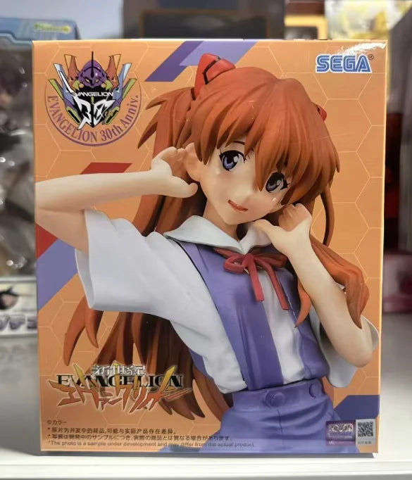 In Stock Genuine Neon Genesis Evangelion Xstellar Asuka Langley Soryu Desktop Ornament Anime Figure Model Collector Toy Gift