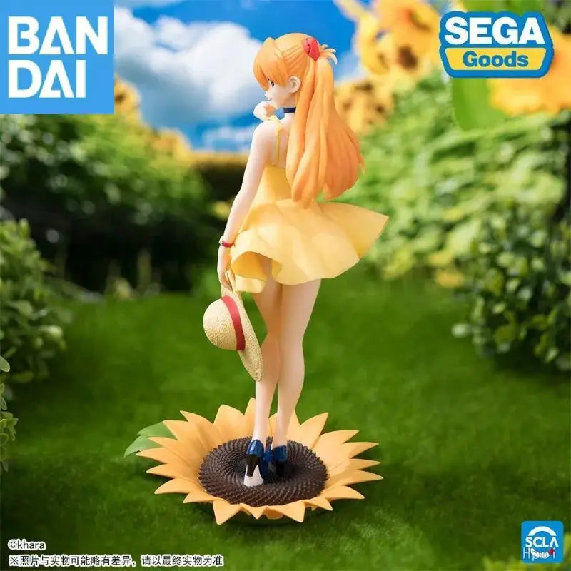 Bandai Namco Banpresto Luminasta Neon Genesis Evangelion Summer Dress Ver.2 Asuka Langley Soryu Pvc 15Cm Figure Anime Model Toy