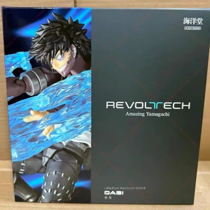 Original Kaiyodo My Hero Academia Amazing Yamaguchi Revoltech NR042 Dabi In Stock Anime Action Collection Figures Model Toys