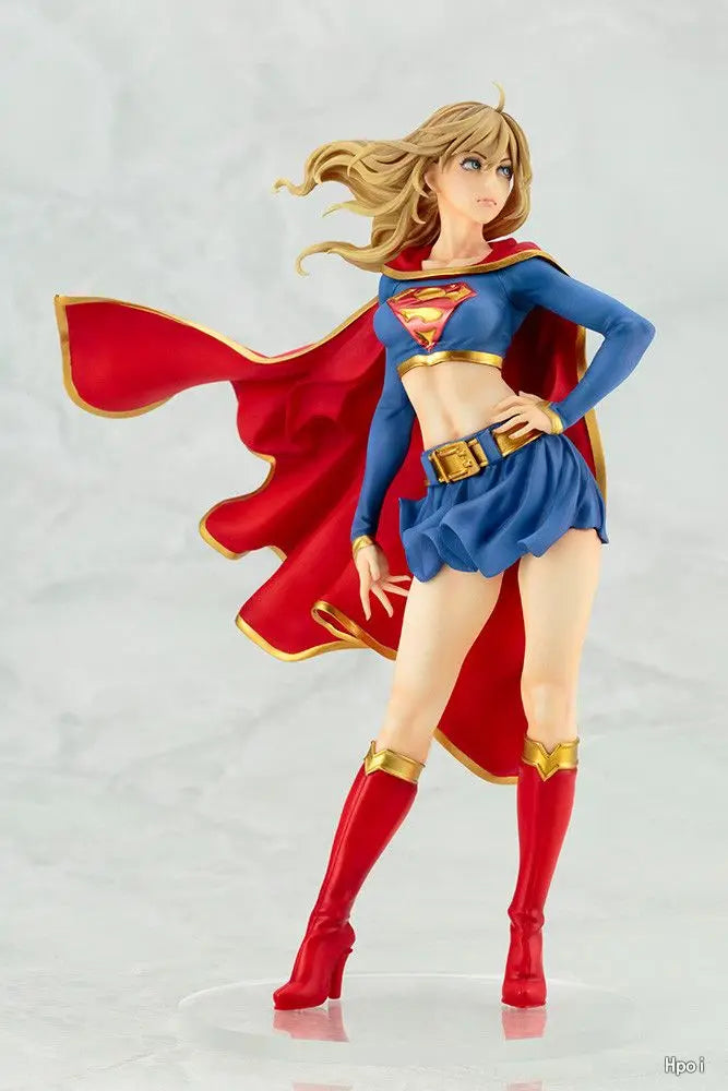 In Stock Original KOTOBUKIYA Supergirl Vers.2 - Bishoujo Statue - DC Comic Bishoujo 1/7 Action Figures Models Toys Gifts