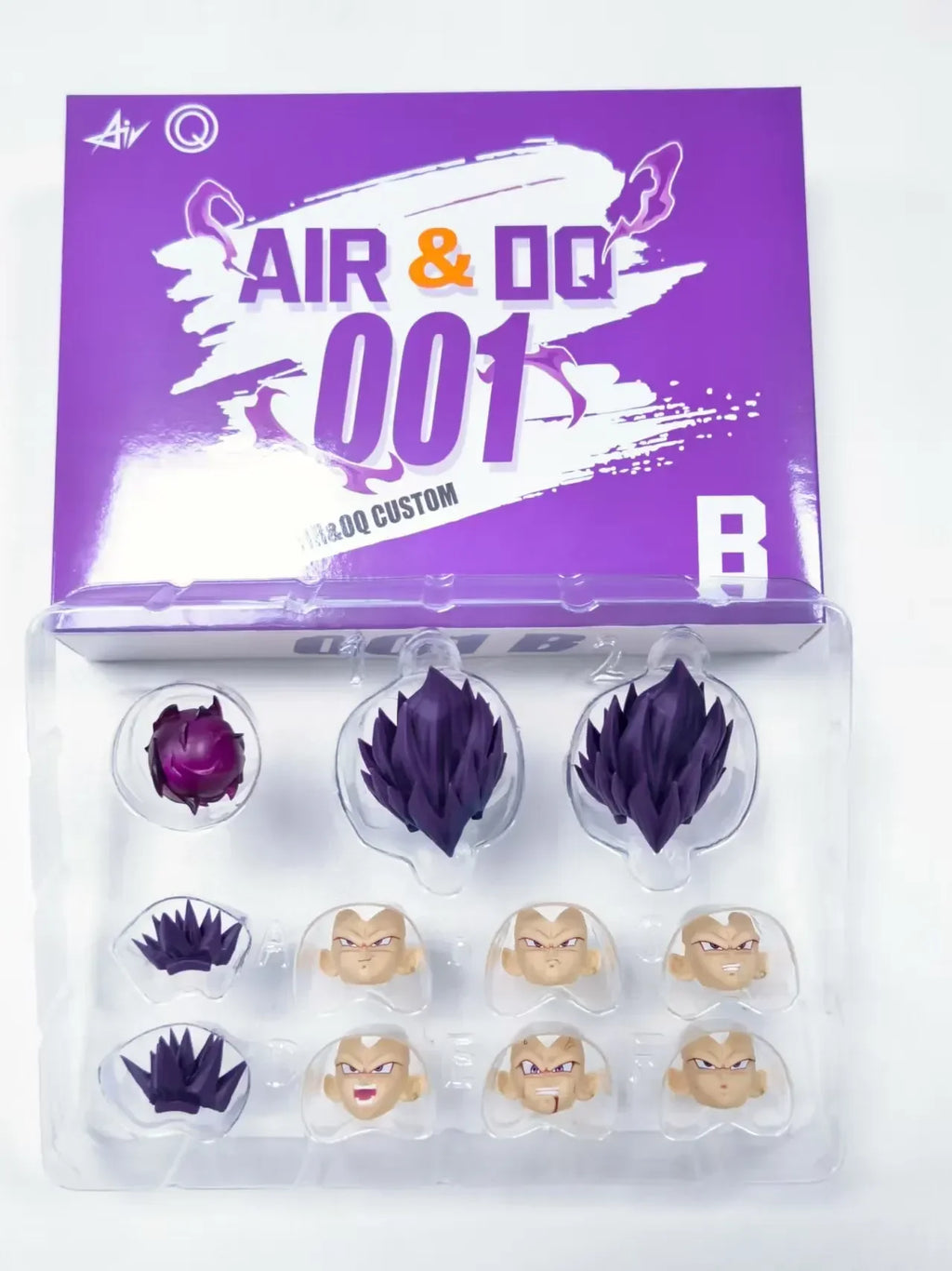 NEW Air&OQ Studio Dragon Ball Shf Super Saiyan Figure SSJ Majin Vegeta Head Accessories Vegeta Action Figures Heads Accessories