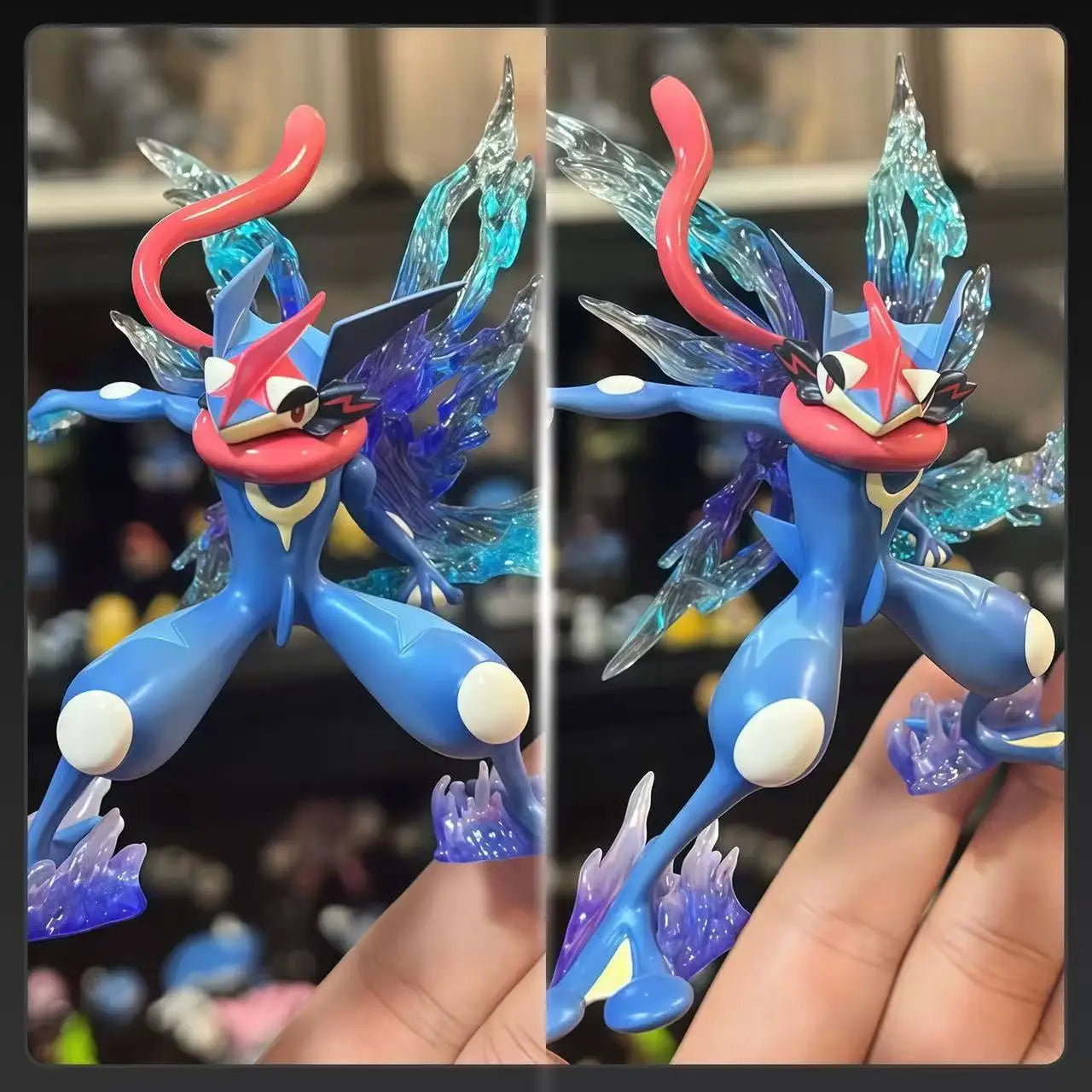 10cm Pokemon Anime Figure Battle Greninja Action Figure Cartoon Collection Pvc Model Desktop Statue Ornament Doll Toy Birthday