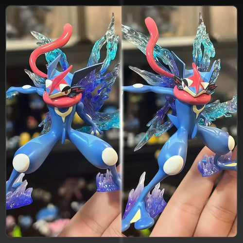 10cm Pokemon Anime Figure Battle Greninja Action Figure Cartoon Collection Pvc Model Desktop Statue Ornament Doll Toy Birthday