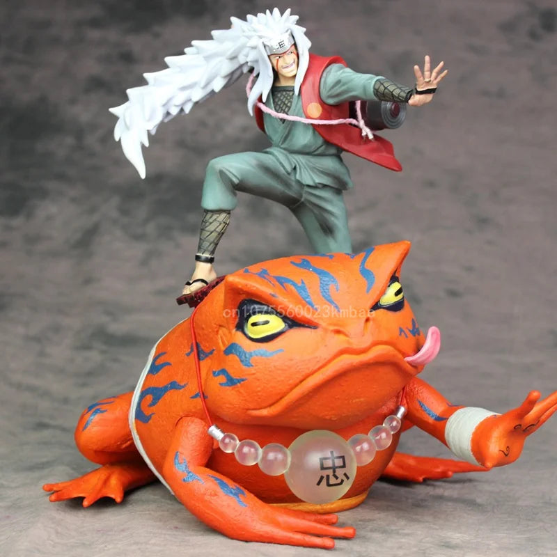 New Jiraiya Figure Manga Naruto Gama-Bunta Action Figurine 23cm PVC Model Decoration Collectible Desktop Children GK Toys Gifts