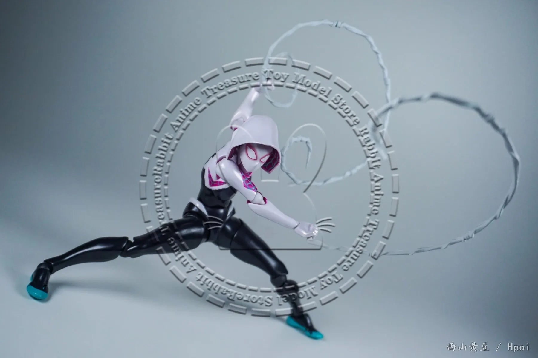 In Stock Original Genuine Kaiyodo Figure Amazing Yamaguchi 004 Spider-Gwen Marvel Articulated Collectible Toy Gift