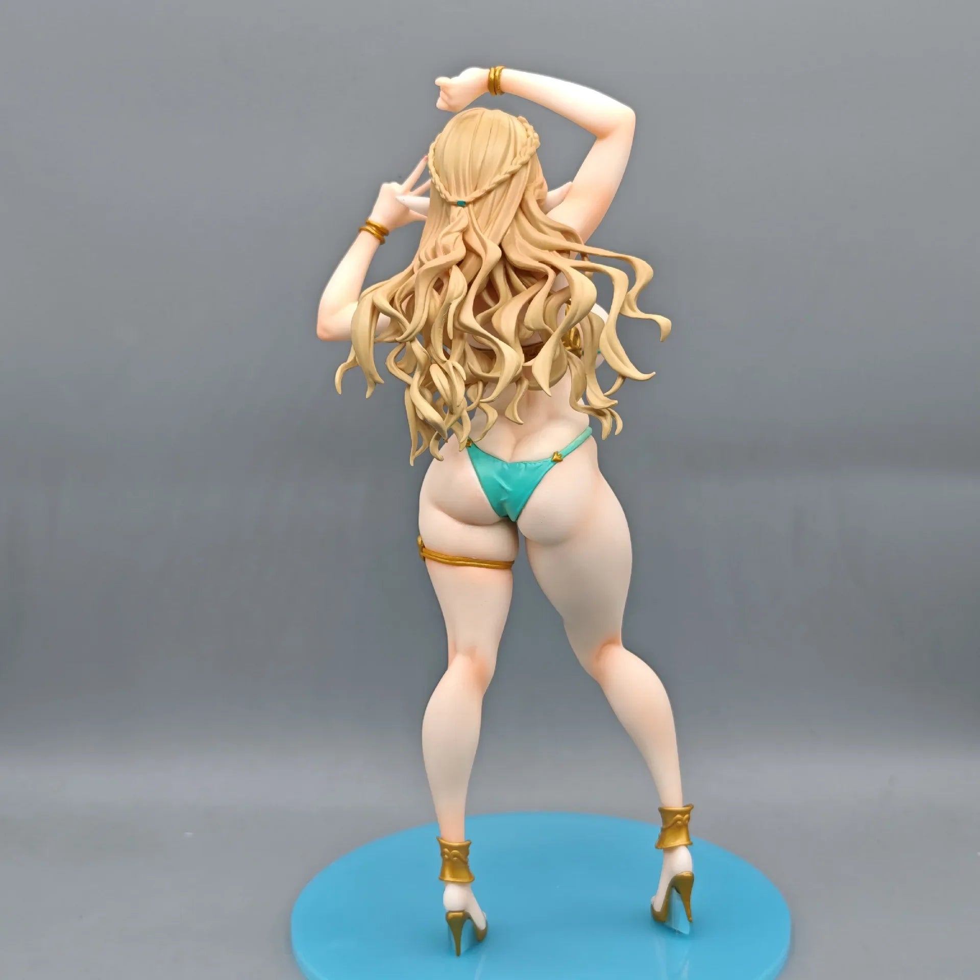 The Eighth Villager Anime Figure Cecil Swimming Circle Figurine The Beautiful Girl Elf Village Statue Model Collection Toys Gift
