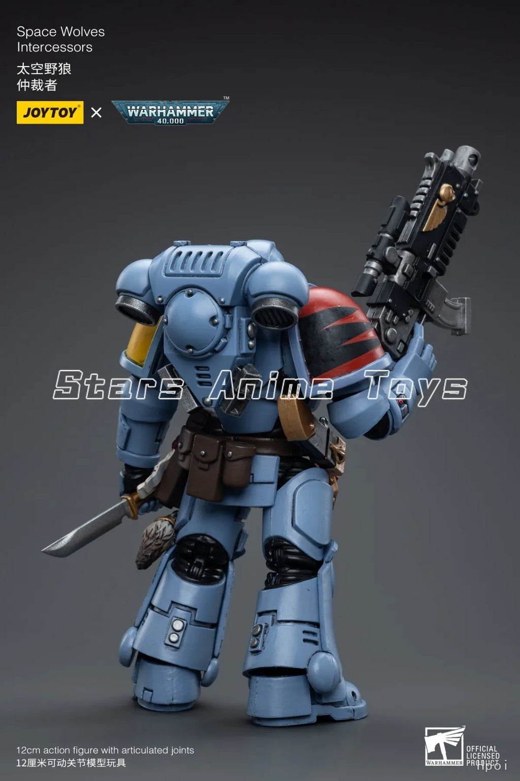Original JOYTOY 1/18 Action Figure Warhammer 40000 Space Wolves Intercessors Model Collection Gift Toy