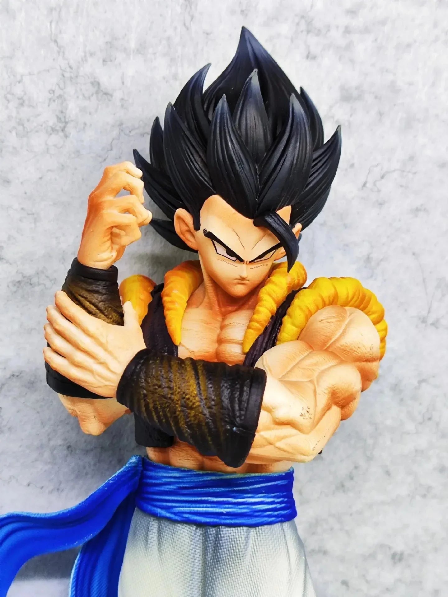 Anime Dragon Ball Z Warriors 27cm Gogeta Double Head Action Figure DBZ Super Saiyan Gogeta Doll Action Figure PVC Statue Series