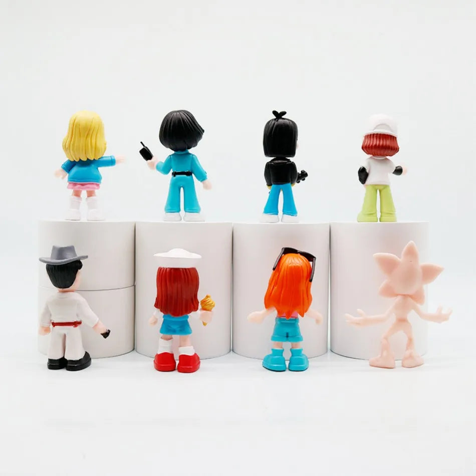 6-8pcs/set Anime Figure Style Dolls Man-eating Flower Toys Figurine PVC Anime Figures Collection Cute Toys  Christmas gifts