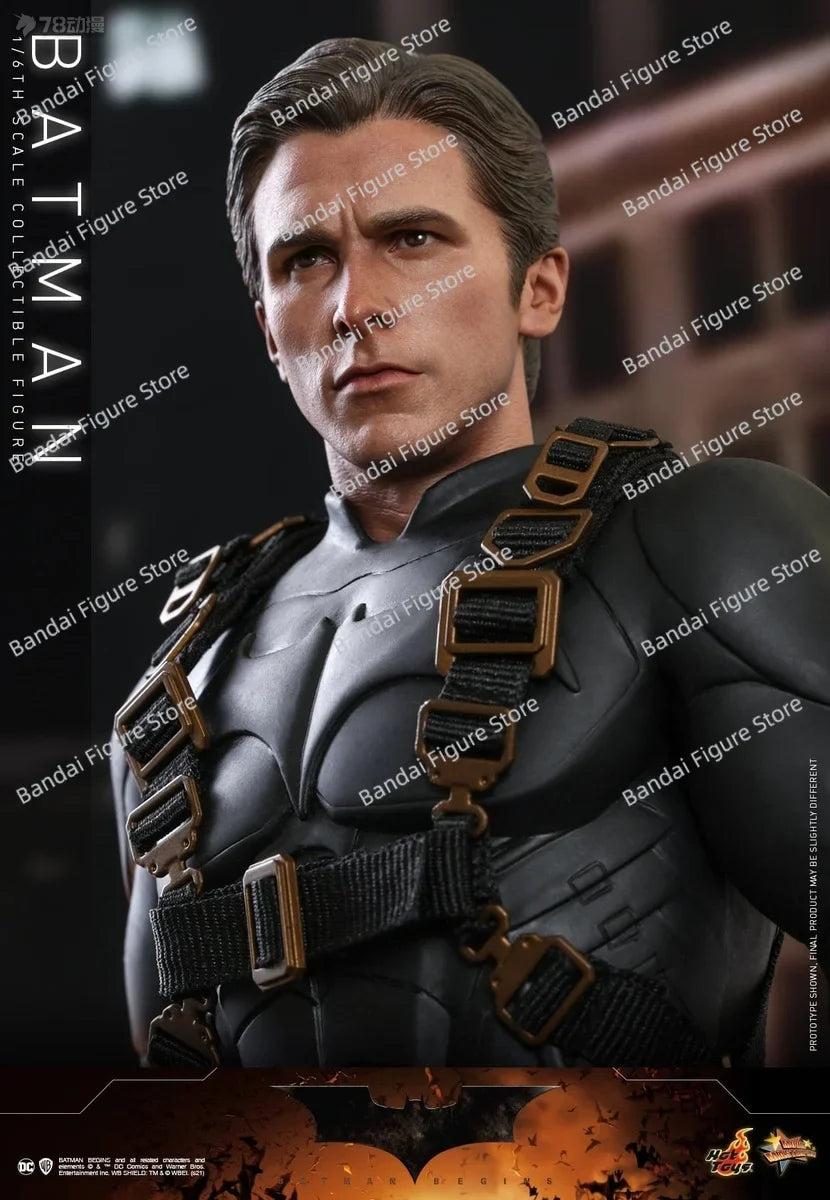 HOTTOYS MMS595 1/6 Bruce Wayne Batman Collectible Action Figure DC Comic Movie Batman Begins Man Soldier Model 12" Full Set Toys